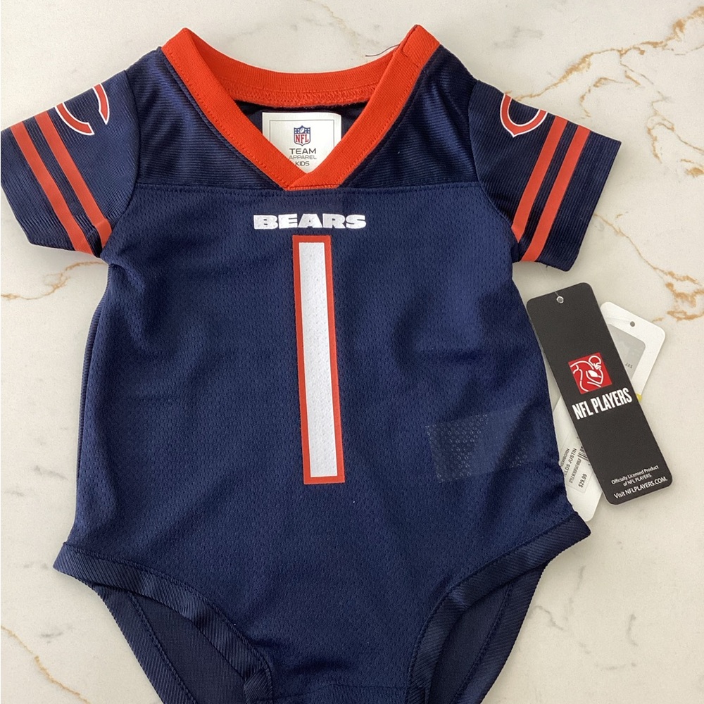 Chicago Bears Infant Jersey Onesie